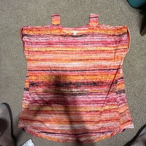 Cato Xl cold shoulder top